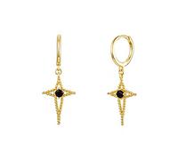 Sterling Silver Earring For Women Lightning Cross Hoop Earrings Piercing Earings Jewelry Round