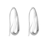 Sterling Silver Earrings Celtic Knot Twist Drop Earrings Dangle Classic Drop Earrings 925 Silver14K Gold Pearl Drop Earrings for Women Hypoallergenic Jewellery Gifts for Her (Silver Classic Drop)