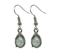 Sterling Silver Earrings For Women Dangling,925 Silver Drop Earrings Hypoallergenic Hook-Earrings,Sparkly Silver Crystal Teardrop Earring Long Rhinestone Drop Earrings Diamond Chandelier Earrings