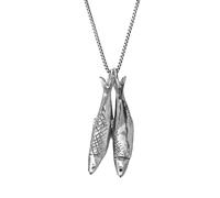 Sterling Silver Emma Stothard Silver Darling Petite Double Pendant EST-034