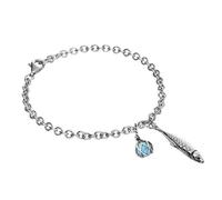 Sterling Silver Emma Stothard Silver Darling Turquoise Float Charm Bracelet EST-012