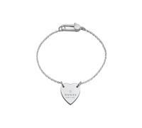 Sterling Silver Gucci Trademark Heart Bracelet