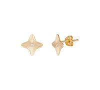 Sterling Silver Heart Stud Earrings for Women Knot14K Gold Plated S925 Genuine Sterling Silver Hallmark for Women Sensitive Ears Hypoallergenic Earrings Gift For Her (Gold Plated Star 10mmx10mm)