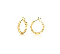 Sterling Silver Hoop Earrings Gold Silver Large Hoops Earring For Women 14K Real Gold Plated Big Thin Hypoallergenic Circle Endless Hoop Earrings 20/30/40/50/60/94mm for women