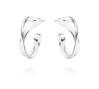 Sterling Silver Infinity Hoop Earrings