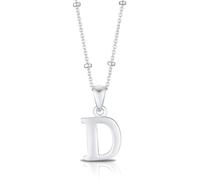Sterling Silver Initial D Pendant