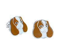 Sterling Silver King Charles Spaniel Dog Earrings