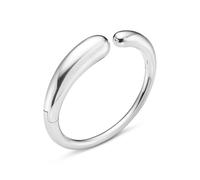 Sterling Silver Mercy Hinged Bangle M/L