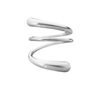 Sterling Silver Mercy Twist Ring - Ring Size N