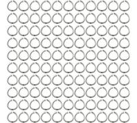 Sterling Silver Open Jump Rings, Large Quantity, Silver Tone, Round Circle Split Rings Connectors for Jewelry Making, DIY Earrings, Bracelet, Necklace Repair