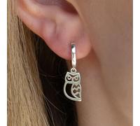 Sterling Silver Owl Earrings