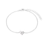 Sterling Silver Pearl & Cubic Zirconia Bracelet