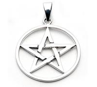 Sterling Silver Pentacle Pendant by Peter Stone (TM)