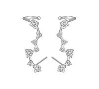 Sterling Silver Polaris Big Dipper Star Cuff Climber Crawler Wrap Earrings