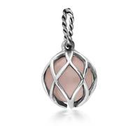 Sterling Silver Rose Quartz Emma Stothard Silver Darling 10mm Float Charm EST-105