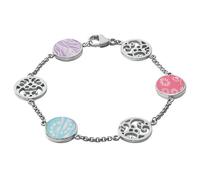 Sterling Silver Royal Crown Derby Mixed Mikado Flore Bracelet D UNQ-652