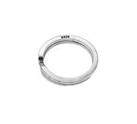 Sterling Silver Split Ring, Key Ring, 925 Silver Split Ring, 20mm Split Ring for Key Chains