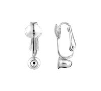 Sterling silver stud to clip-on earring converter