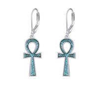 Sterling Silver Sunflower/Mushroom/Robin Dangle Earrings Jewelry Gift for Women