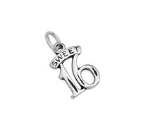 Sterling Silver Sweet 16 Birthday Charm