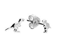 Sterling Silver T- Rex Tyrannosaurus Rex Dinosaur Stud Earrings
