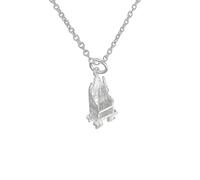 Sterling Silver Throne Pendant Necklace