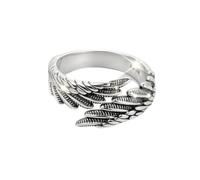 Sterling Silver Thumb Rings for Women S925 Silver Rings Cubic Zirconia Eternity Ring Minimalist Silver Ring Adjustable Open Ring for Girl (Simple personality Retro)