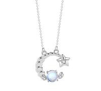 Sterling Silver Zodiac Necklace for Women Moonstone Crystal Pendant 12 Constellation Horoscope Astrology Necklaces Creative Jewelry Gifts Mother Girlfriend,scorpio