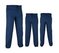 Sterling Smart® Mens Tracksuit Bottoms Mesh Lining Gym Jogging Cuff Joggers Sweat Pants Outdoor (Navy, Small)