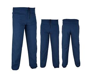 Sterling Smart® Mens Tracksuit Bottoms Mesh Lining Gym Jogging Cuff Joggers Sweat Pants Outdoor (Navy, XLarge)