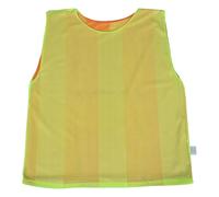 Sterling Sports 10 X Pack Football Training Bibs with Double Sided - Quick Dry Training Bibs For Football, Soccer, Cricket, Hockey & Basketball (Yellow/Orange, Senior (XL to XXL))