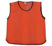 Sterling Sports® 10 X Training Bibs Sports Mesh Bib Football, Soccer, Netball, Basket ball, Rugby Sports Bib Function Party Outdoor Youth and Adult Sizes (Senior Mens(XL to XXL) Orange)[Pack of 10]