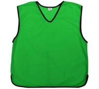 Sterling Sports 10 X Training Bibs Sports Mesh Football Bibs Adult - Quick Dry Football Training Equipment For Soccer, Rugby, Basketball & Cricket - Ideal Team Practice Vests (Green, Junior)