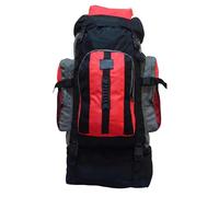 Sterling Sports 120L Extra Large Hiking & Camping Backpack - Quick Dry Backpack for Camping, Fishing, Trekking & Outdoor Adventure - Ideal Travel Rucksack for Men & Women (Red)