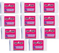 Sterling Sports Super Bright Stockinette Dish Cloths - Quick Drying Ultra Absorbent Reusable Kitchen Cleaning Cloths, Soft Cotton Dish Rags For Washing Dishes Multi Purpose Cleaning (66)