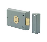 Sterling SRL001 101 x 75 mm Rim Deadlock - Grey, 4" x 3"