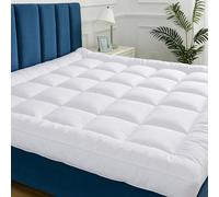Sterling Stars Premium Hotel Quality Mattress Topper - 4 Inch Extra Thick Quilted Microfibre, Ultra Soft & Breathable, Elasticated Straps for Secure Fit & Superior Comfort (King 150 x 200Cm)