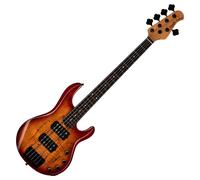 Sterling StingRay 5 HH RAY35HH Spalted Maple Blood Orange Burst