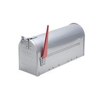 Burg Wachter US Mailbox Silver - Front Loading 17Ltr Medium Post Box
