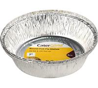 Sterling Ventures Catergold Aluminium Round Foil Pie Flan Quiche Dish Containers 3PK