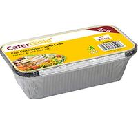 Sterling Ventures Catergold Takeaway Aluminium Foil Food Containers with Lids 6A 4PK