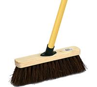 Sterling Ventures Cleaning Sweeping Wooden Platform Broom (12" Bassine)