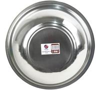 Sterling Ventures Deep Mixing Bowl Stainless Steeel for Baking Food Salad Cooking Prep Snack Sauce Dishes Mirror Polishing Bowl Dishwasher Fridge Safe (24CM)