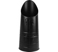 Sterling Ventures Galvanised Black Finish Coal Bucket 21" Hammered Fireplace Fireside Coal Scuttle