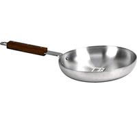 Sterling Ventures Heavy Gauge Wooden Handle Aluminium Frying Pan 24CM