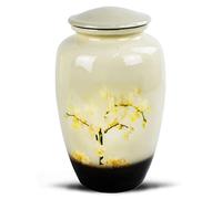 Sterling Ventures Large Urns for Ashes Memorial and Funeral Urns Keepsake Urns (Peaceful Orchid)
