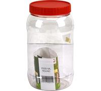 Sterling Ventures P.E.T. Jars, Food safe, Clear Food Storage Containers. (2000ml)