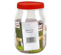 Sterling Ventures P.E.T. Jars, Food safe, Clear Food Storage Containers. (3000ml)