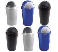 Sterling Ventures Set Of 6 Premium Bullet Bin 50L (Blue,Black,Grey-6)