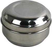Sterling Ventures Small Round Stainless Steel Air Tight Storage Container Jar 280ml